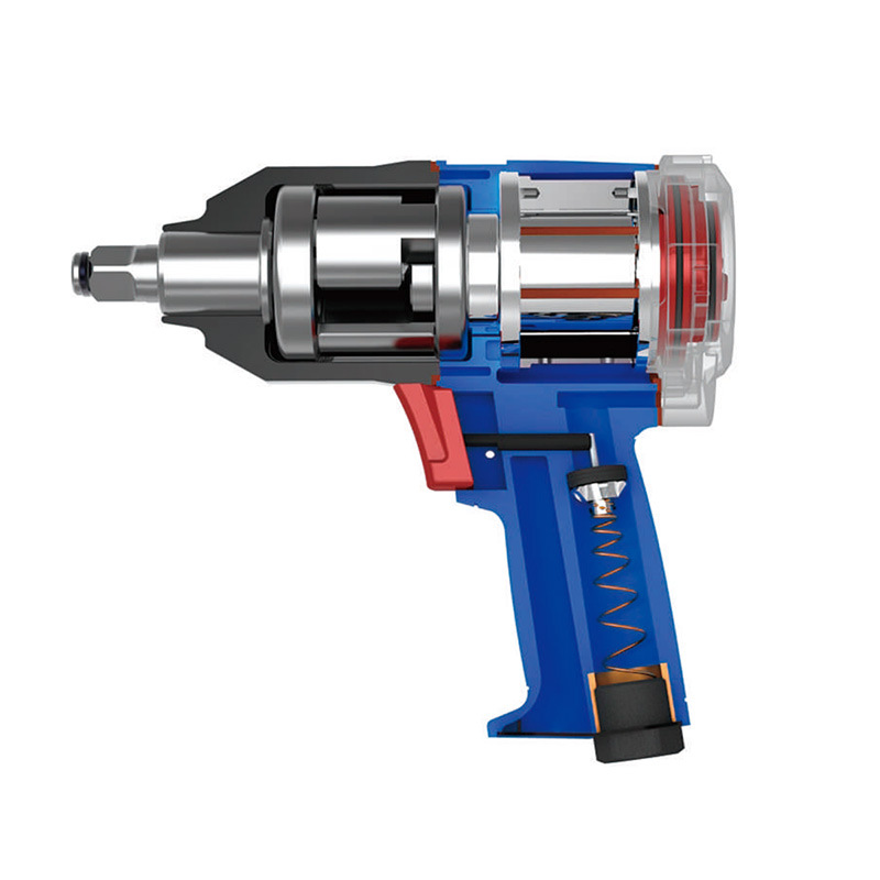 llave neumática personalizada pequeña pistola de aire herramienta neumática gran torsión llave de impacto reparación de automóviles de grado industrial pequeña máquina de pistola de aire