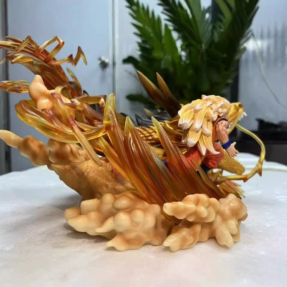 Dragon Ball LS Dragon Fist Super 3 Goku Dragon Fist Explosion Сцена Статуя Модель Украшения Оптовые Подарки