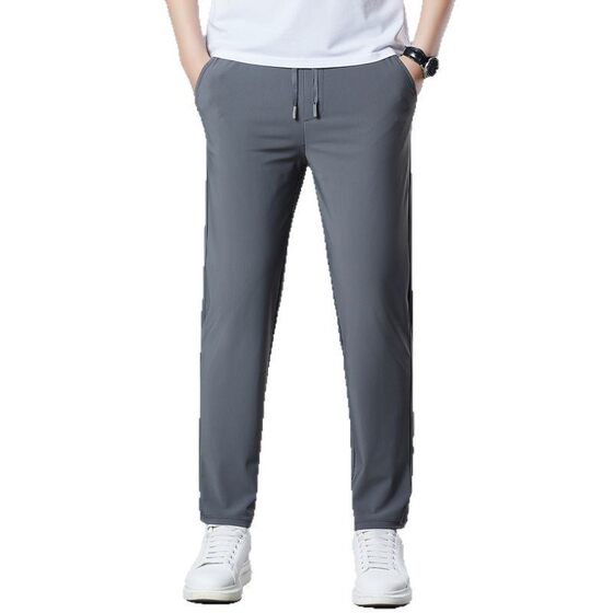 Summer Casual Pants Men's Straight Pants Business Men's Pants Slim-fit Dress Casual Pants Loose Dad's