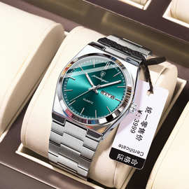 瑞士品牌新款超薄款男士手表防水夜光石英表直播外贸爆款一件代发