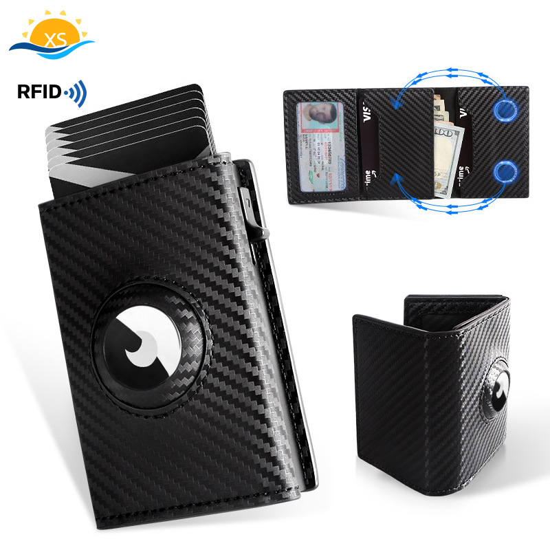 국경 간 스팟 카드 홀더 RFID 대용량 휴대용 남성용 지갑 카드 홀더 자기장 방지 도난 방지 멀티 카드 슬롯 카드 홀더