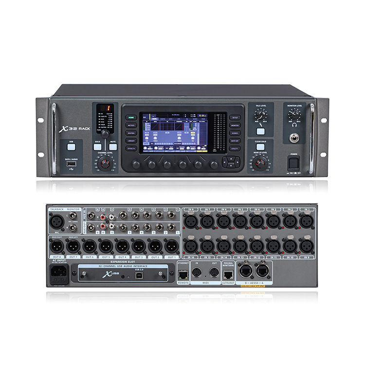 X32 Rack Digital Mixer 32-Channel Professional Stage Performance Digital Mixer X32 Rack Digital Mixer 32-Channel Professional Stage Performance Digital Mixer