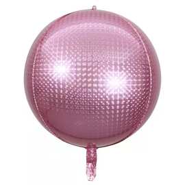 立体镭射镜面32寸4D圆球跨境电商开业典礼婚庆生日场景布置氦气球