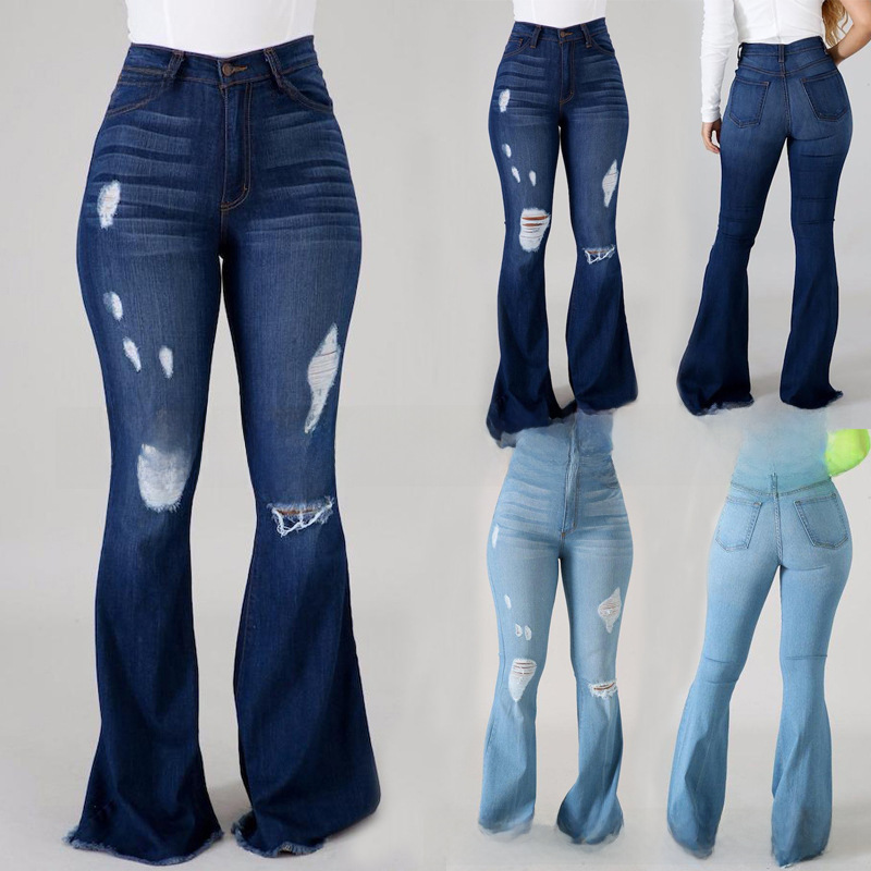 fashionable universal elastic jeans