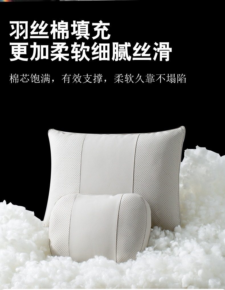 Changan Qiyuan A07/Q07 Special Car Headrest Neck Pillow A05Q05 Lumbar Support A06 Backrest Pillow Car Cushion Pillow Blanket
