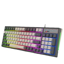 61键游戏薄膜键盘RGB灯光便携式有线键盘多种快捷键组合跨境现货详情5
