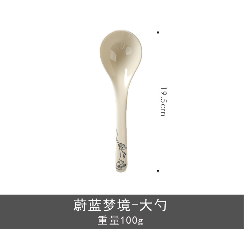 レトロな青と白のセラミックティーポットレースコーヒーカッププレートライスボウルディッシュスプーンスープボウル組み合わせ食器卸売|undefined