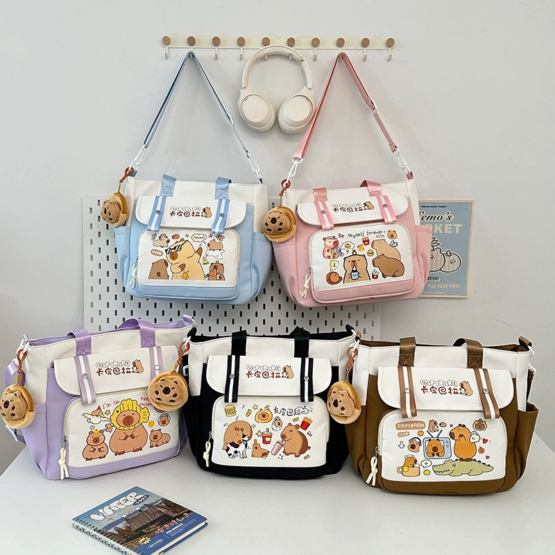 Новая сумка для макияжа Kabbara для девочек начальной школы легкая сумка на плечо с большой емкостью