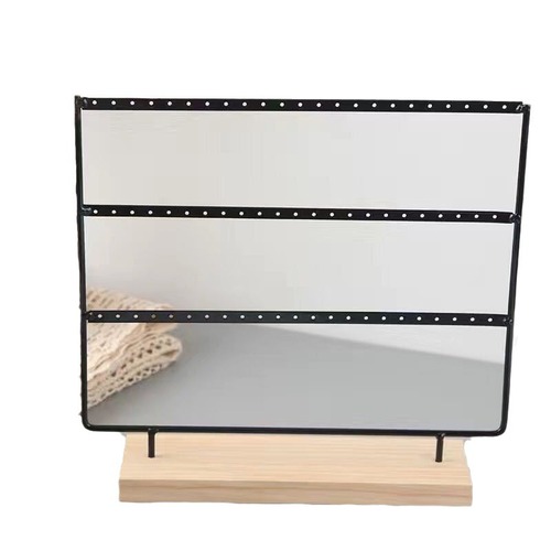 Desktop Acrylic Earring Ring Rack, Earring Storage Stand Accessory Display Stand Home Iron Jewelry Hook Earring Pendant Rack