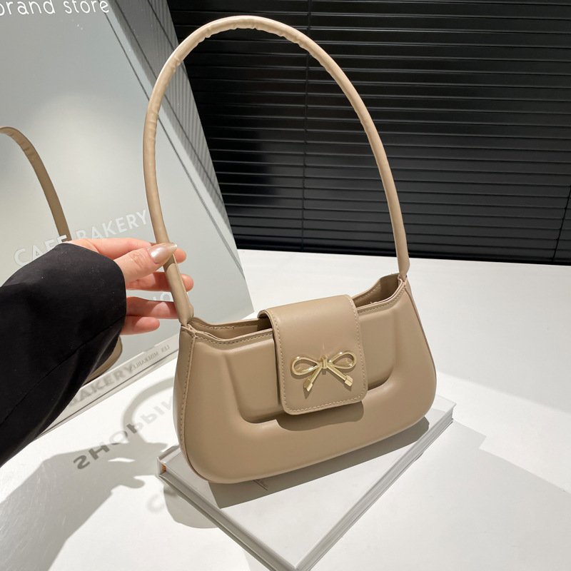 Elegant Women's Small Square Bag Trendy Underarm Shoulder Bag_voghion.com