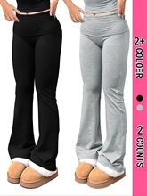 X 26467 Fashion Wide Waist Flared Pants ����΢������ ��