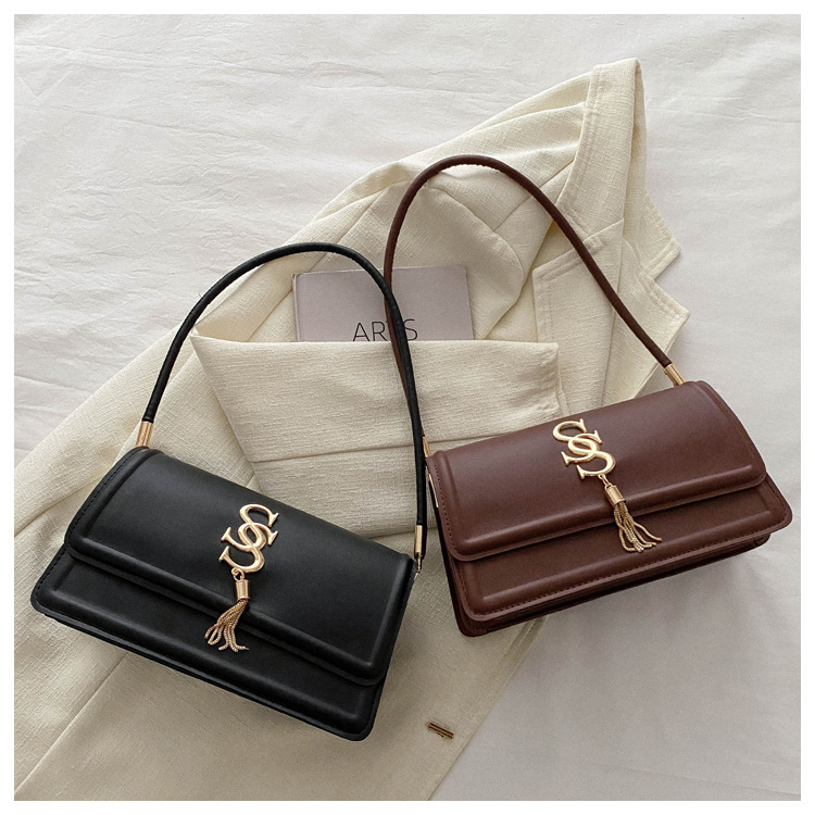 Personalized and Minimalist High-quality and Versatile Korean Version Bag for Women's Bag 2024 Spring New Car Sewn Single Shoulder Underarm Handbag_voghion.com