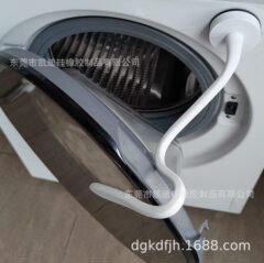 フロント洗濯機ドア支持フレーム磁気吸着保持内倉通風異臭除去シリコンロッド + 磁石