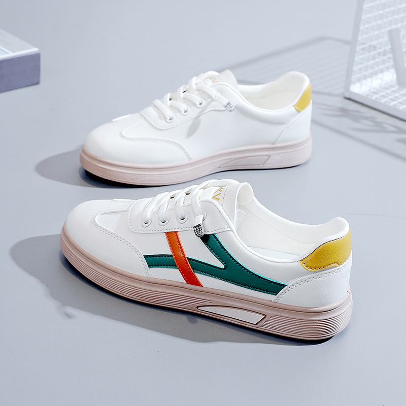 Kleine Witte Schoenen Dames S Lente Nieuwe Sport Koreaanse Versie Alle Match Student Platte Casual D_voghion.com