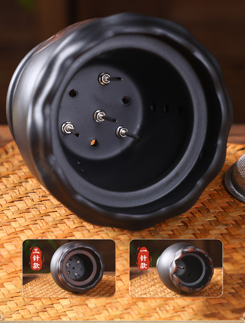 Bian Stone Moxibustion Jar Double Layer Heat Shield Warm Moxa Device for Home and Studio Use with 9 Thick Moxa Sticks specifications