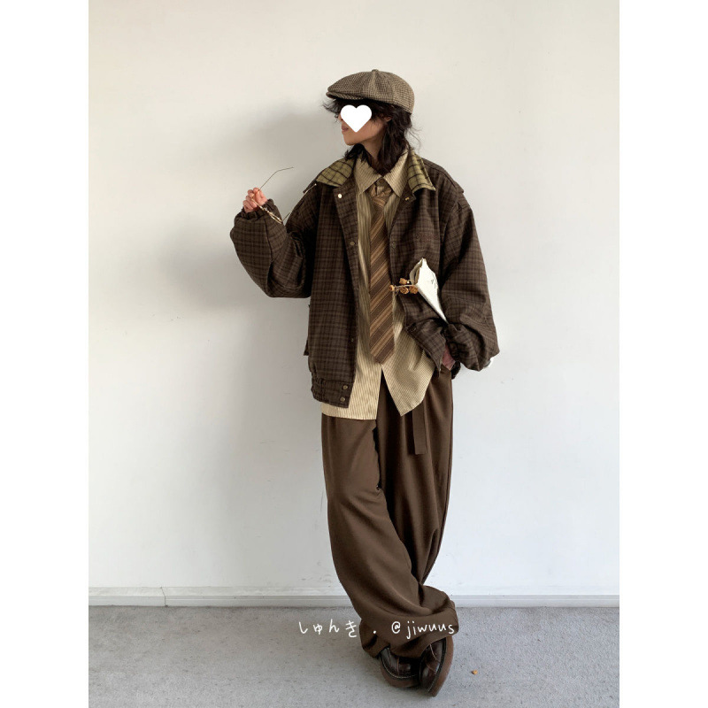 Japanese retro jacket for men and women