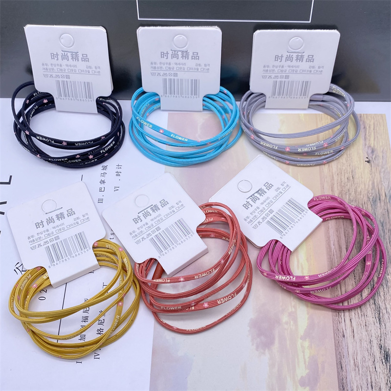 Moda simple ins banda de pelo fresco tocado dos en uno color carta de impresión banda de pelo de cuero caso titular de la tarjeta