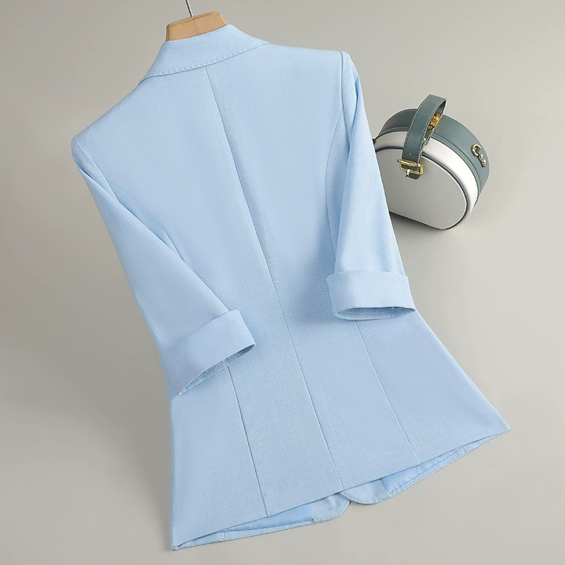 Белая короткая spring summer тонкий дизайн классический пиджак для отдыха, slim fit, тренд сезона, яркий запоминающий стиль