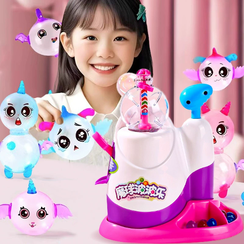 Новая популярная игрушка для девочек, подарок на день рождения для детей 3-6 лет, развивающая игрушка для домашнего использования, волшебный воздушный шар с липкими элементами для веселого творчества.