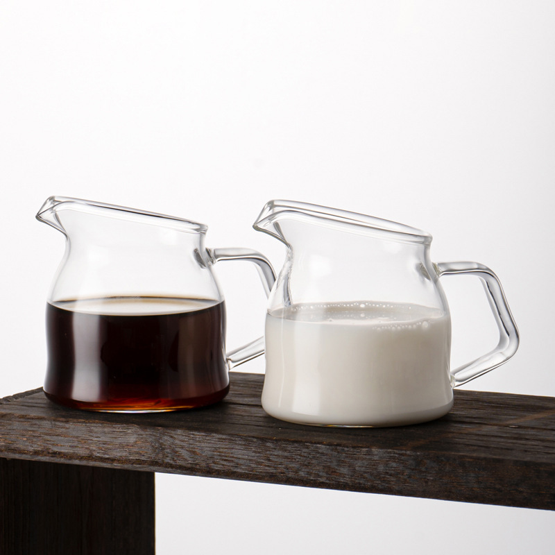 Household High Borosilicate Glass Beveled Small Milk Cup Mini Espresso Extract Milk Cup Coffee Cup Sharing Pot Household High Borosilicate Glass Beveled Small Milk Cup Mini Espresso Extract Milk Cup Coffee Cup Sharing Pot