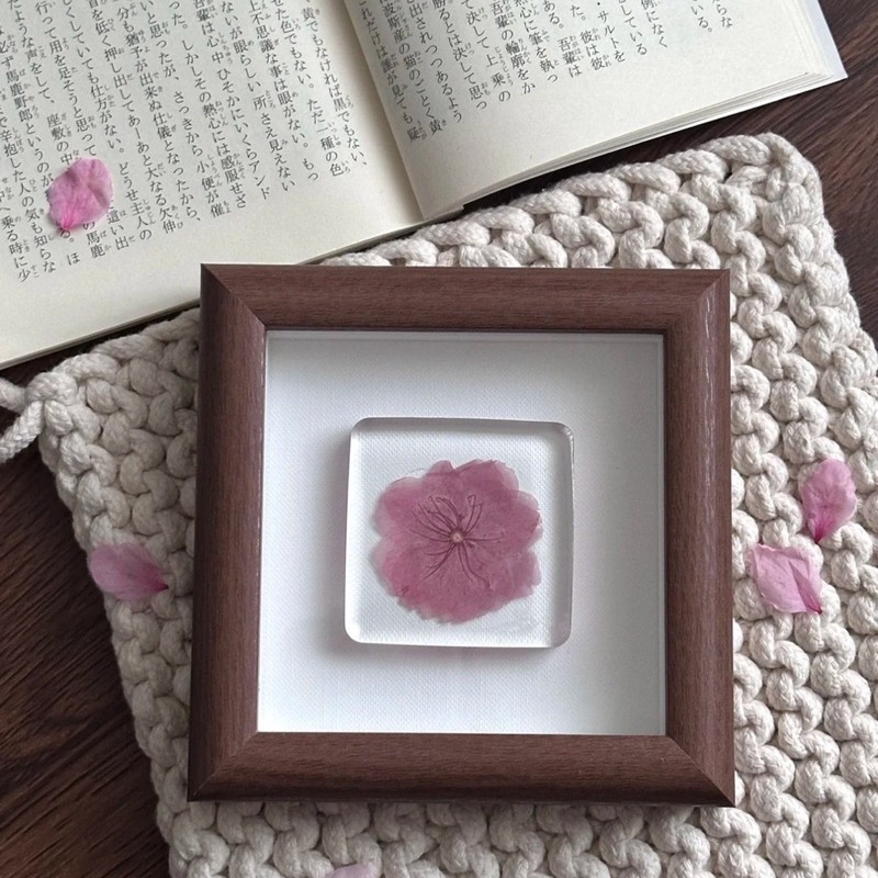さくら限定｜エポキシ桜植物標本 永遠の花 ドライフラワー オーナメント ペンダント ギフト お土産 母|undefined