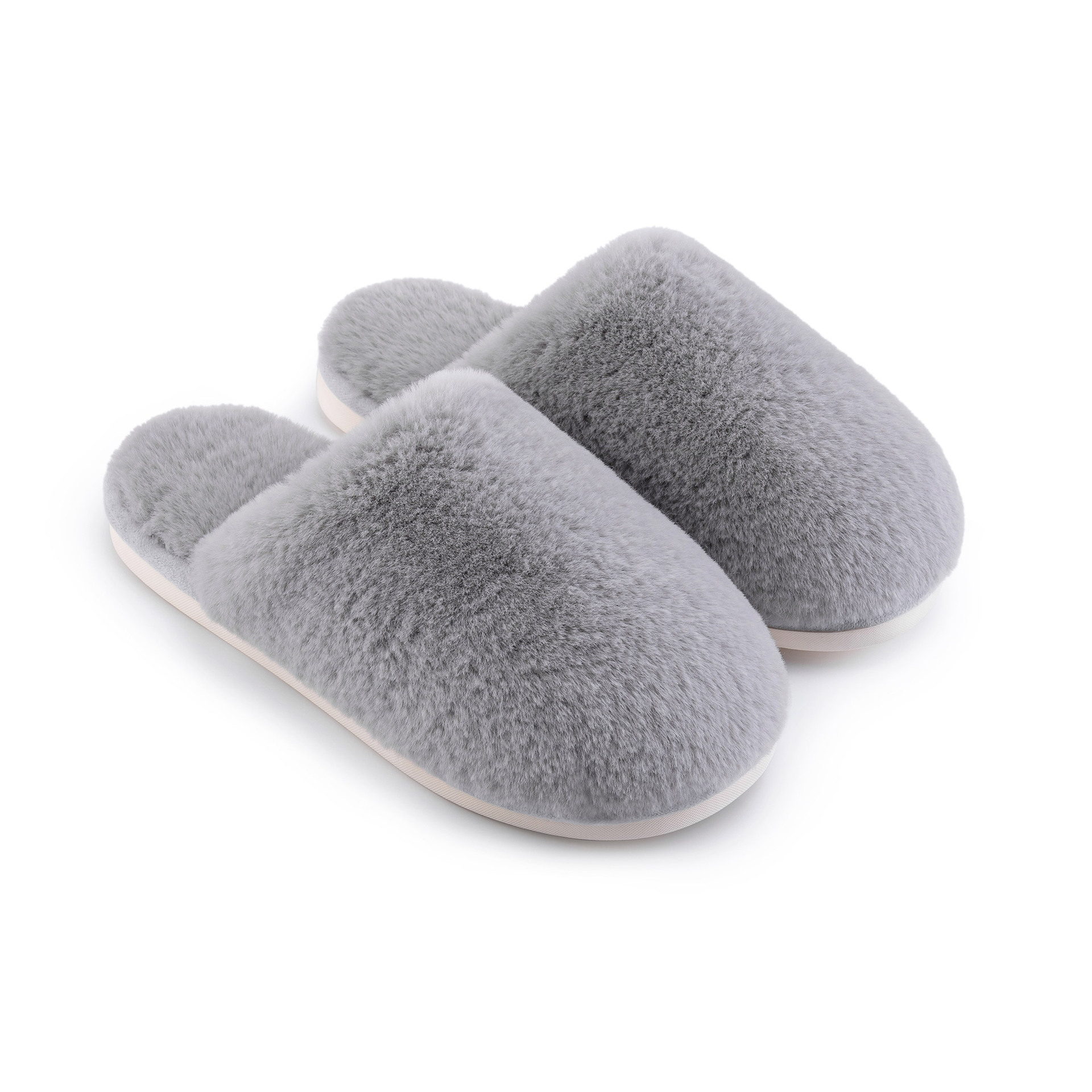 Pantofole antiscivolo comode e calde per interni, primavera regolabile, in pile da donna_voghion.com