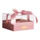 Bridesmaid gift box wedding candy box wedding transparent acrylic gift box one-piece delivery advanced gift box
