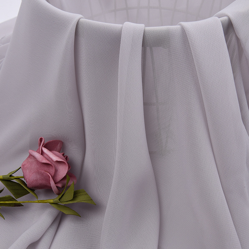 100D Chiffon Diamond Yarn Anti-Scratch Yarn Home Textile Window Screen Fabric Pure Color Living Room Bedroom Balcony Semi-Transparent Window Screen