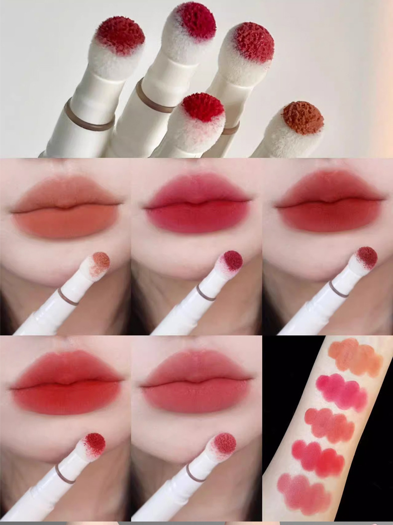 Gege bear Lip Powder Cream is soft, matte, and non-stick. It's a cute and fair lip paste for girls undefined