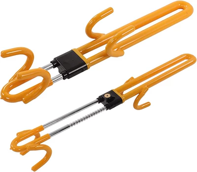Factory direct car steering wheel lock steering wheel anti-theft lock retractable car anti-theft lock self-defense lock (Car lock) - yellow