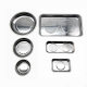 Magnetic bowl stainless steel magnetic storage bowl five-piece accessories storage tray magnetic tool bowl 3-inch 4-inch 6-inch tool tray