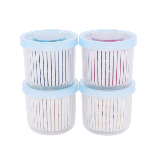 Onion, ginger and garlic drain box, kitchen vegetable plastic storage box, refrigerator sealed storage onion drain box
