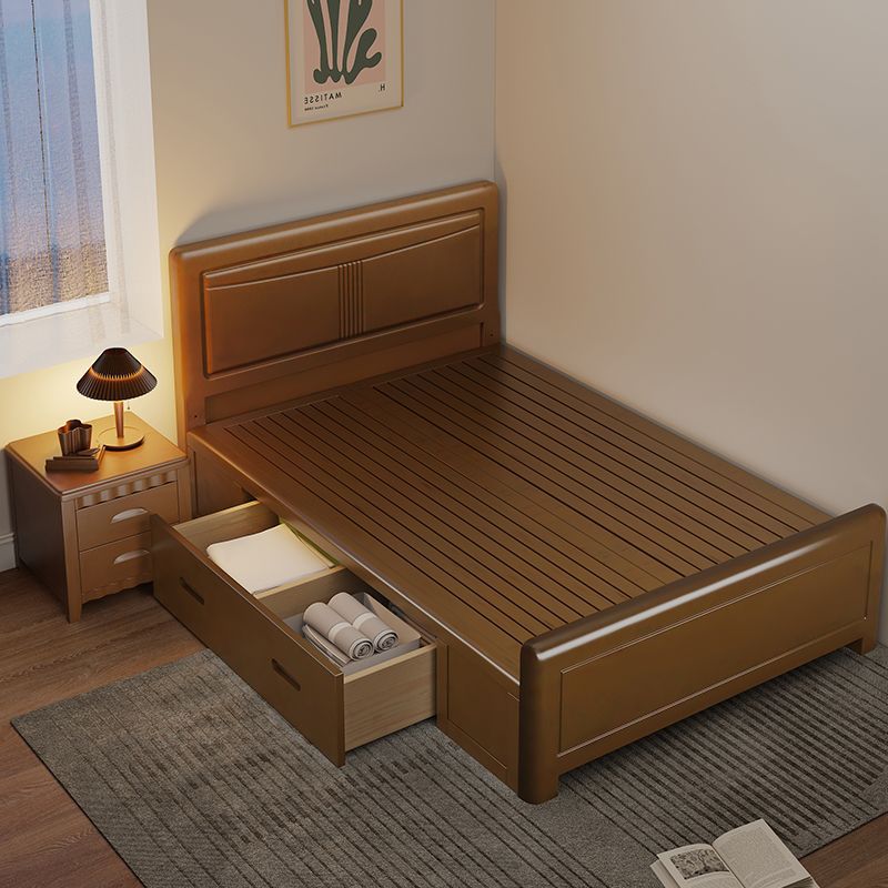 Solid Wood Single Bed 1m Children's Bed 1.2m Adult Bed 1.35m Storage Bed 1.5X 2.8m Width