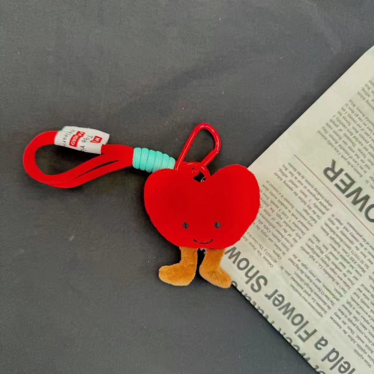 Ins blogger con el mismo lindo muñeca muñeca bolsas colgante suave amor colgante llaver colgante dulce chica colgante