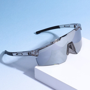 New Outdoor Sports Cycling Running Marathon Sunglasses European and American Fashion Colorful Trendy Anti-Uv Sunglasses