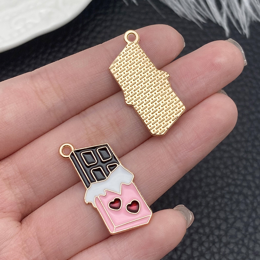 1 chocolate negro con goteo de aceite 25x14mm - 21117 - 1,3g