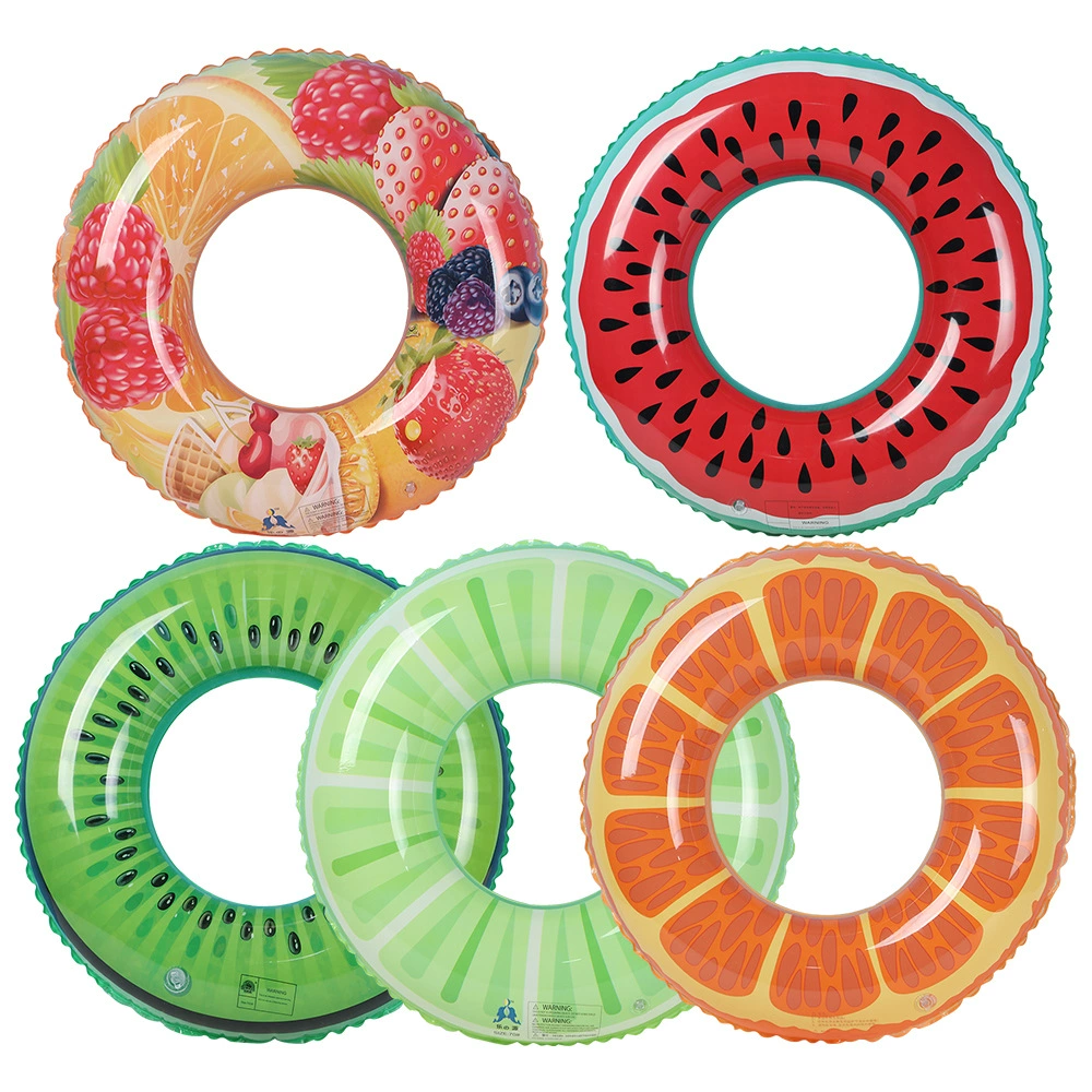 Летний фруктовый арбуз плавательный круг утолщение однослойного детского подмышечного ПВХ плавательный круг приморский анти-опрокидывание надувное сиденье