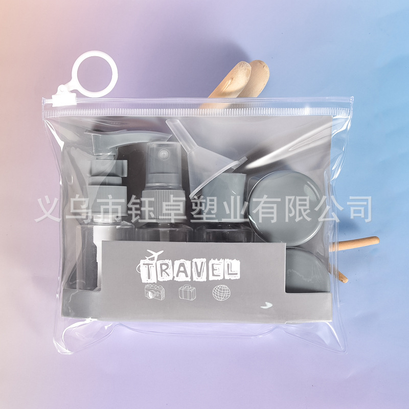 トラベル詰め替えボトルセット スプレーボトル 化粧品トラベルスプレーボトル プレス式ボトル詰め替えローション|undefined