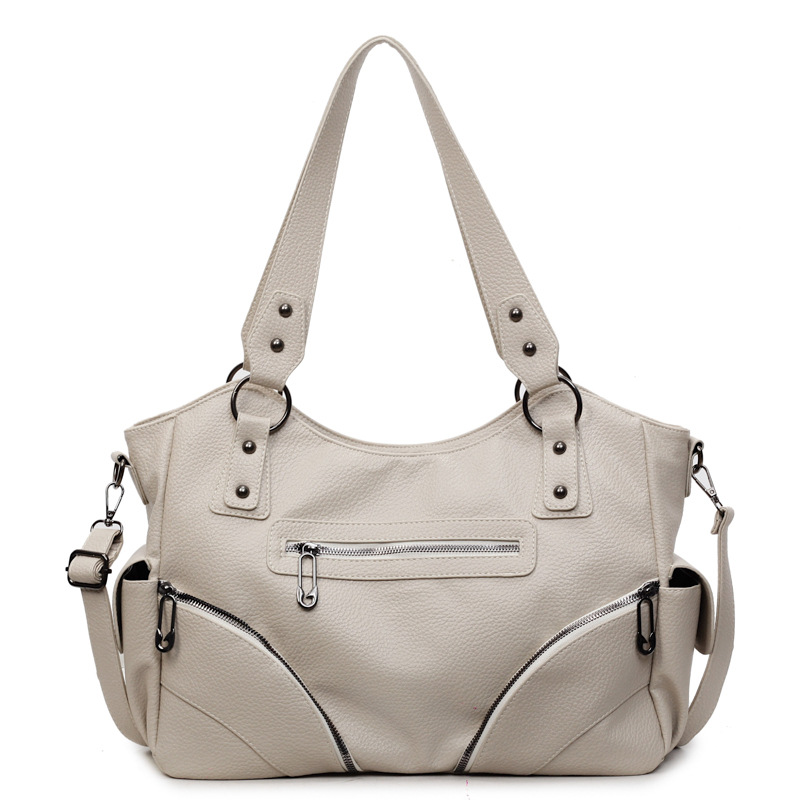 Cross-Border Hot Sale Large Capacity Tote Bag For Women, High-End Luxury Trendy Cool Motorcycle Style Shoulder Bag, Versatile 2026 - Thumbnail 5