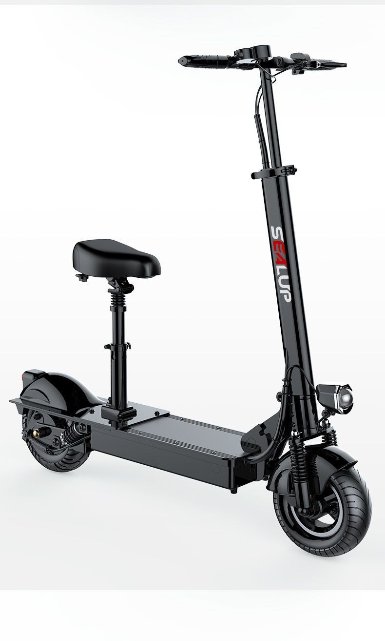 Small electric folding scooter, electric skateboard, two-wheeled mobility scooter, mini electric ride-sharing vehicle