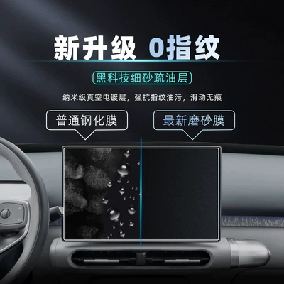 Car interior film – the central control navigation display