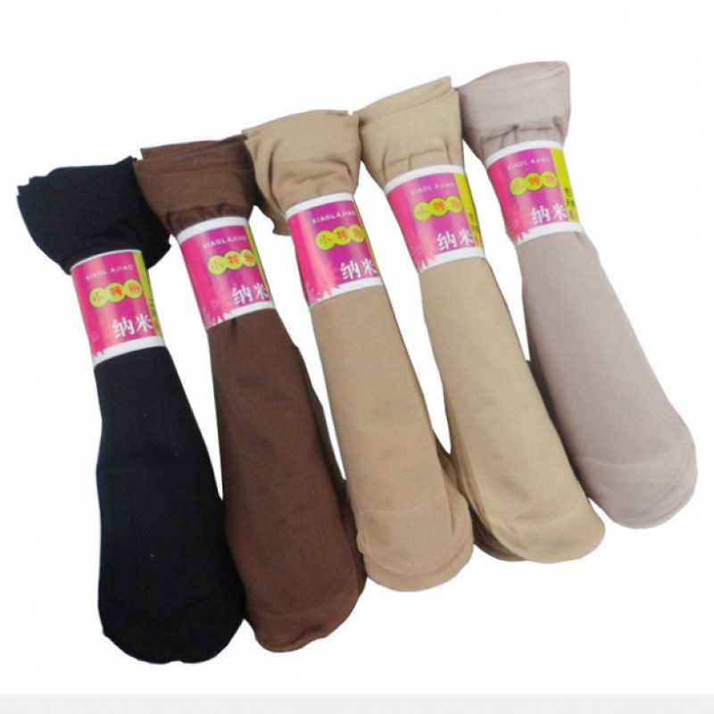 Medias cortas de pimienta de verano para mujer SUMINISTRO DE puesto ultrafino medias negras de color carne de terciopelo al por mayor
