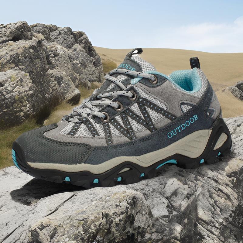 2025 primavera y otoño transfronterizos zapatos de montaña resistentes al desgaste zapatos deportivos casuales al aire libre de malla zapatos de senderismo transpirables