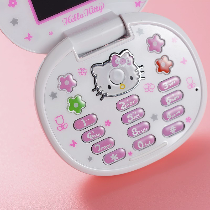 Hello Kitty, складной маленький милый мобильный телефон для младших школьников