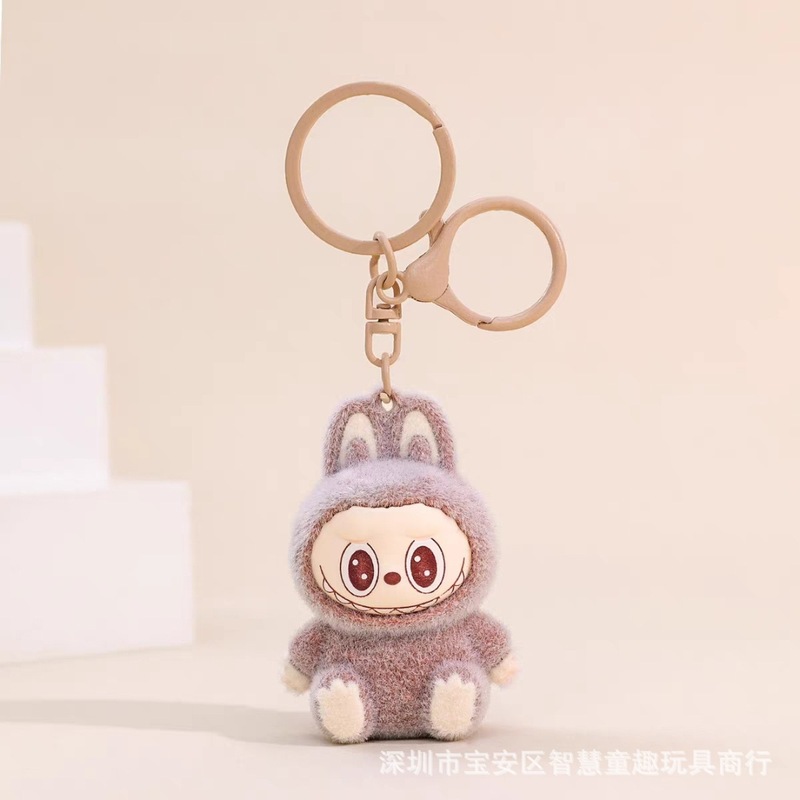 LA Bubu 植毛かわいいペンダントクリエイティブ Douyin Xiaohongshu バッグキーホルダーかわいい漫画立体人形|undefined