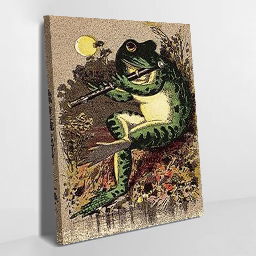 프레임리스 페인팅 완성품 A (소나무 내부 프레임 + 컬렉션 등급 캔버스 + EPSON 오리지널 잉크 잉크젯 페인팅)