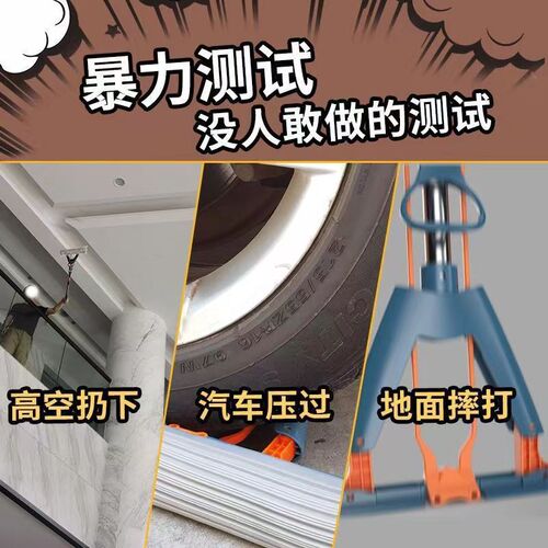 Household Sponge Mop, Foldable Squeeze and Absorb Water, No Hand Wash Rubber Mop, Home Floor Mop, Factory Wholesale