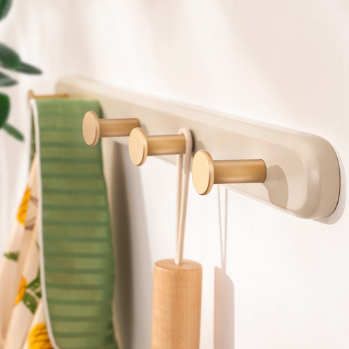 [Dropshipping] Punch-Free Hook Wall-Mounted Clothes Hanger for Bedroom, Entrance Hall, or Entryway