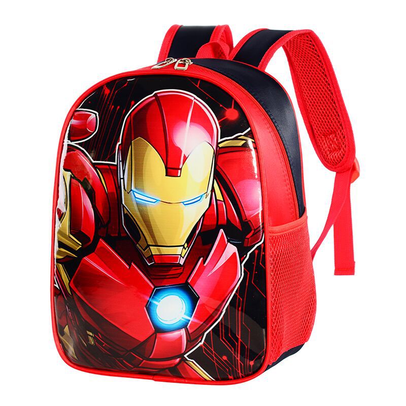 Mochila de impresión digital para estudiantes de escuela primaria mochila de dibujos animados para niños y niños 1-3 grado ligero resistente al desgaste de gran capacidad