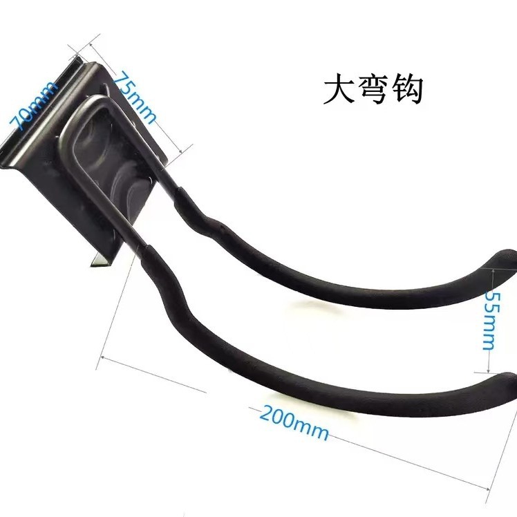 gancho de placa de ranura transfronteriza para almacenamiento de pared pesada percha metálica para herramientas de jardín para colocar ganchos de pared para objetos pesados tipo de pared image 22